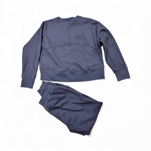 Haven Well Within Purple Grey Lounge Set Size L Joggers and Crewneck - Picture 2 of 5